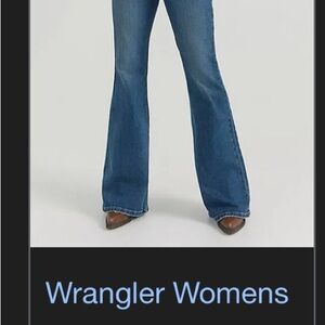 Wrangler Women's Classic Blue Flare Jeans